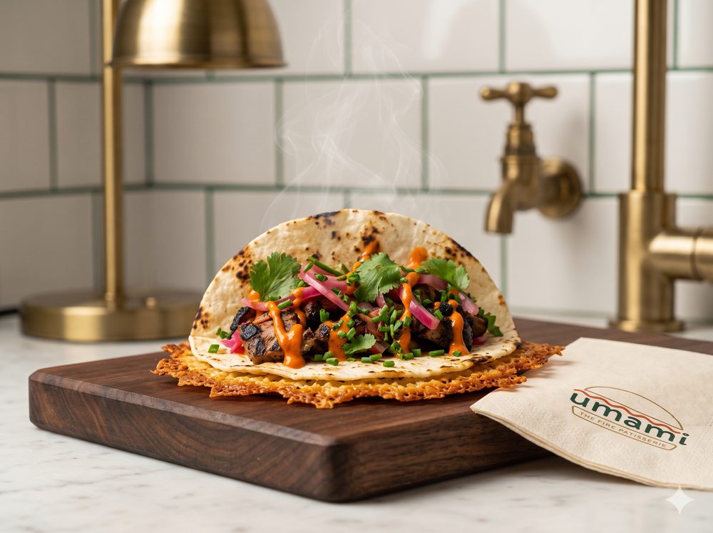 Charred soft-shell taco, coming soon